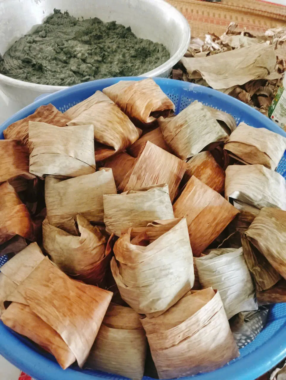 Bánh thành phẩm sau khi hấp